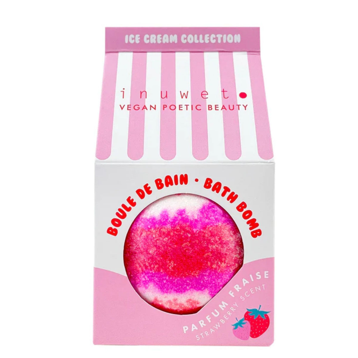 Inuwet Icecream Çilek Banyo Bombası