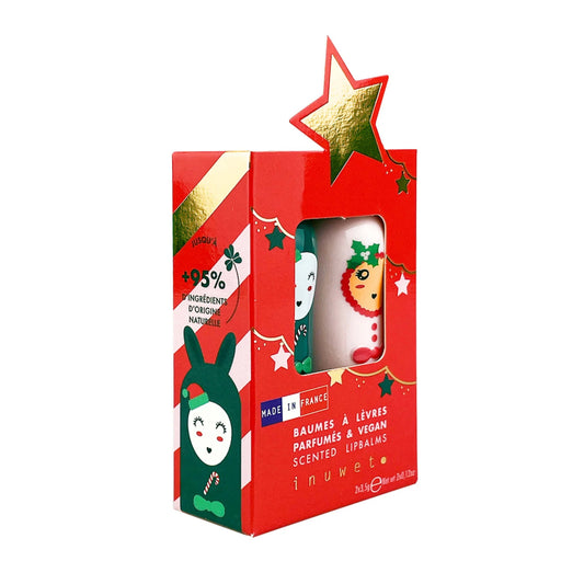 Inuwet Yıldız Figürlü 2’li Dudak Nemlendiricisi Seti Mango ve Pamuk Şekeri