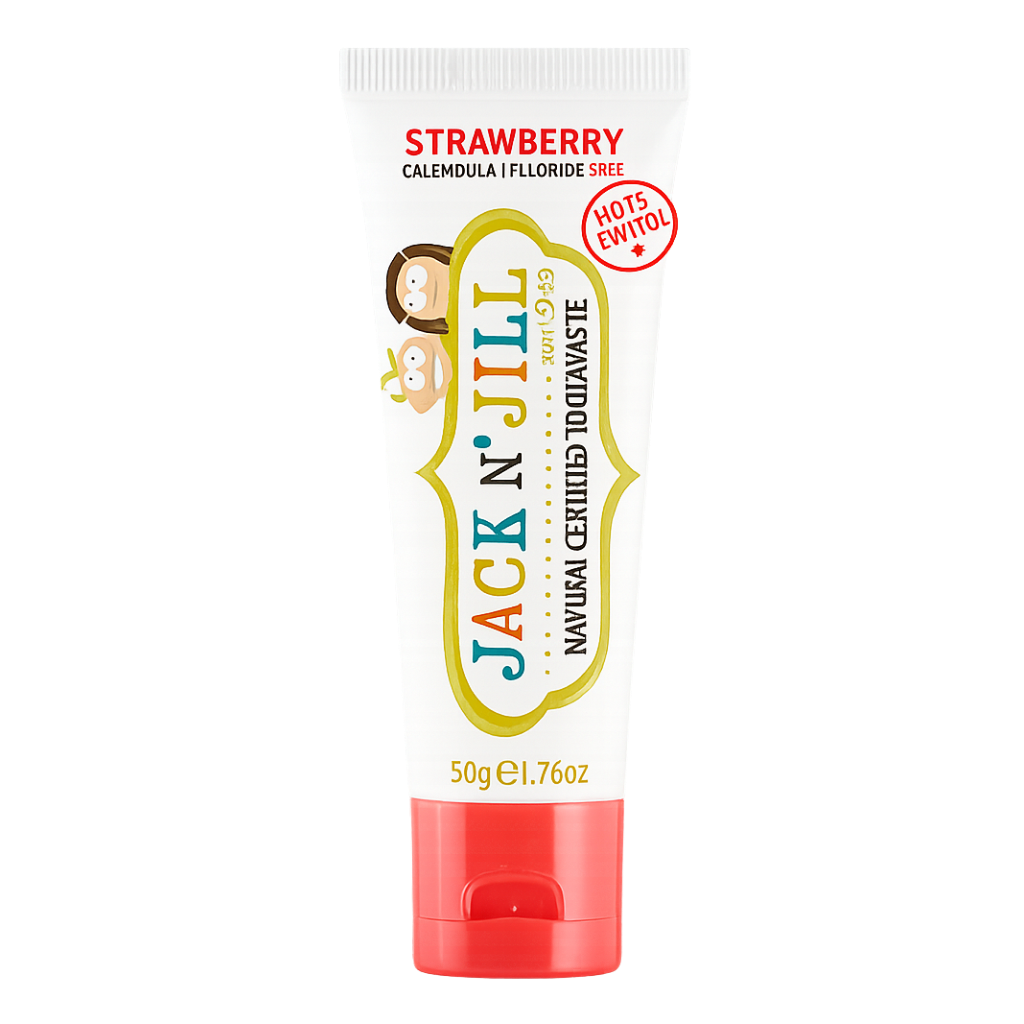Jack N'Jill Doğal Sertifikalı Diş Macunu Çilek Aromalı 50g