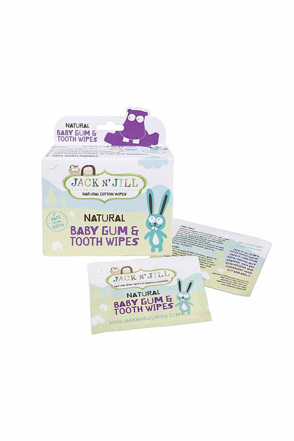 Jack N Jill Natural Baby Gum & Tooth Wipes