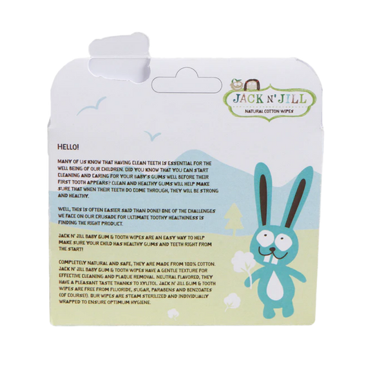 Jack N'Jill Doğal Diş Eti ve Damak Mendili 25 Pack