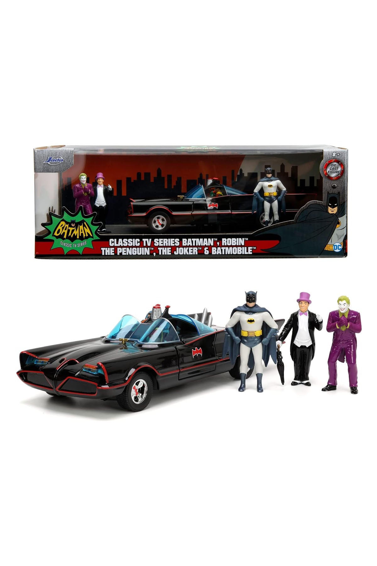 Jada 1:24 Batman 1966 Class. Batmobile Deluxe