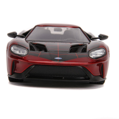 Jada Spiderman Marvel Miles Morales 1:24 2017 Ford GT Metal Araba