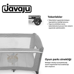 Javaju Oyun Parkı Gri 70x110cm