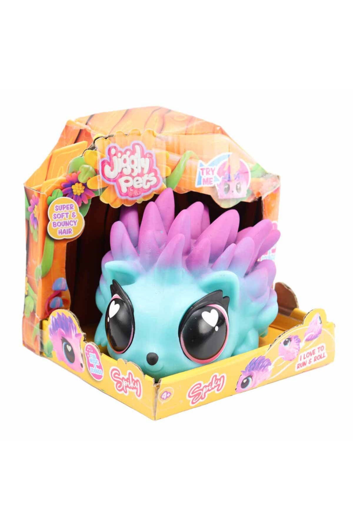 Jiggly Pets Sesli Mavi Kirpi-JP015-BL