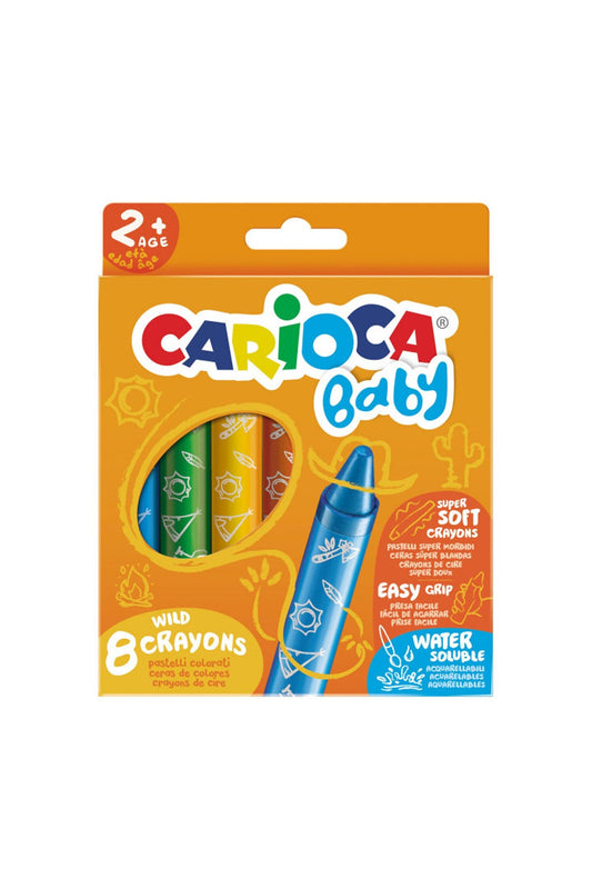 Carioca Jumbo Bebek Elleri Kirletmeyen Pastel Boya Kalemi 8’li