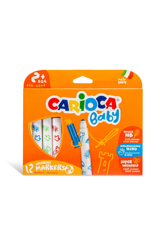 Carioca Jumbo 12’li Süper Yıkanabilir Keçeli Kalem