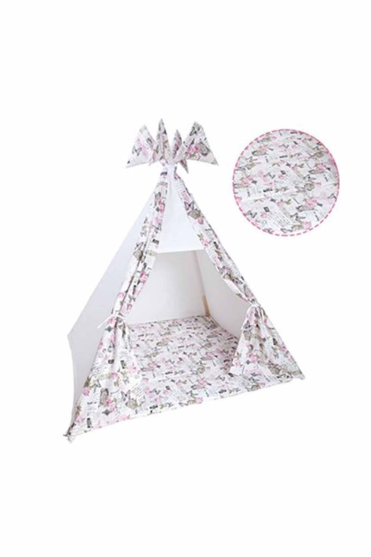 Kiddy's Teepee Mat Çiçekli