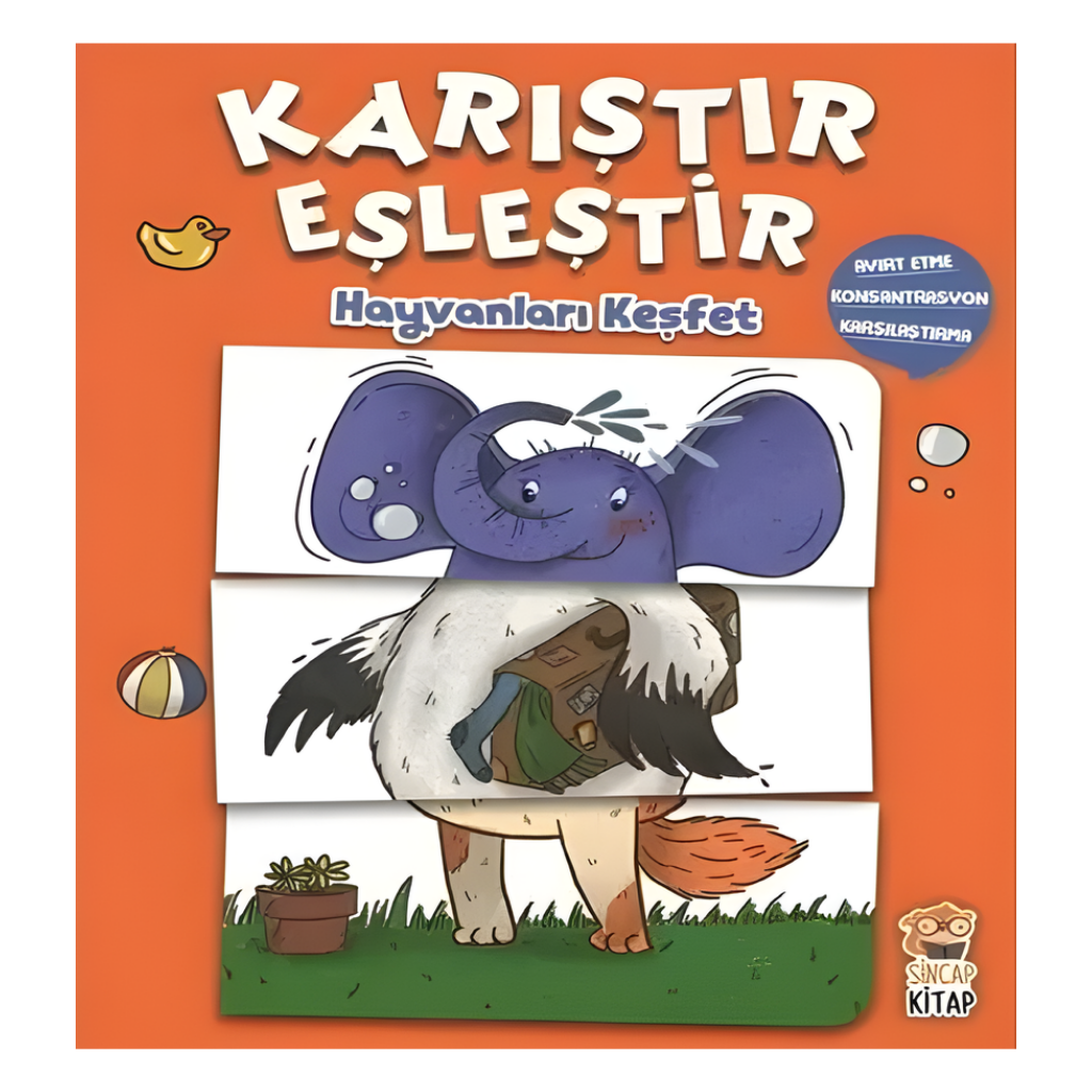 Sincap Kitap Karıştır Eşleştir Hayvanları Keşfet