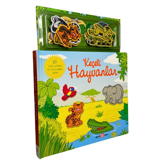Beta Kids Keçeli Hayvanlar Yapıştırmalı Aktivite