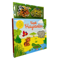 Beta Kids Keçeli Hayvanlar Yapıştırmalı Aktivite