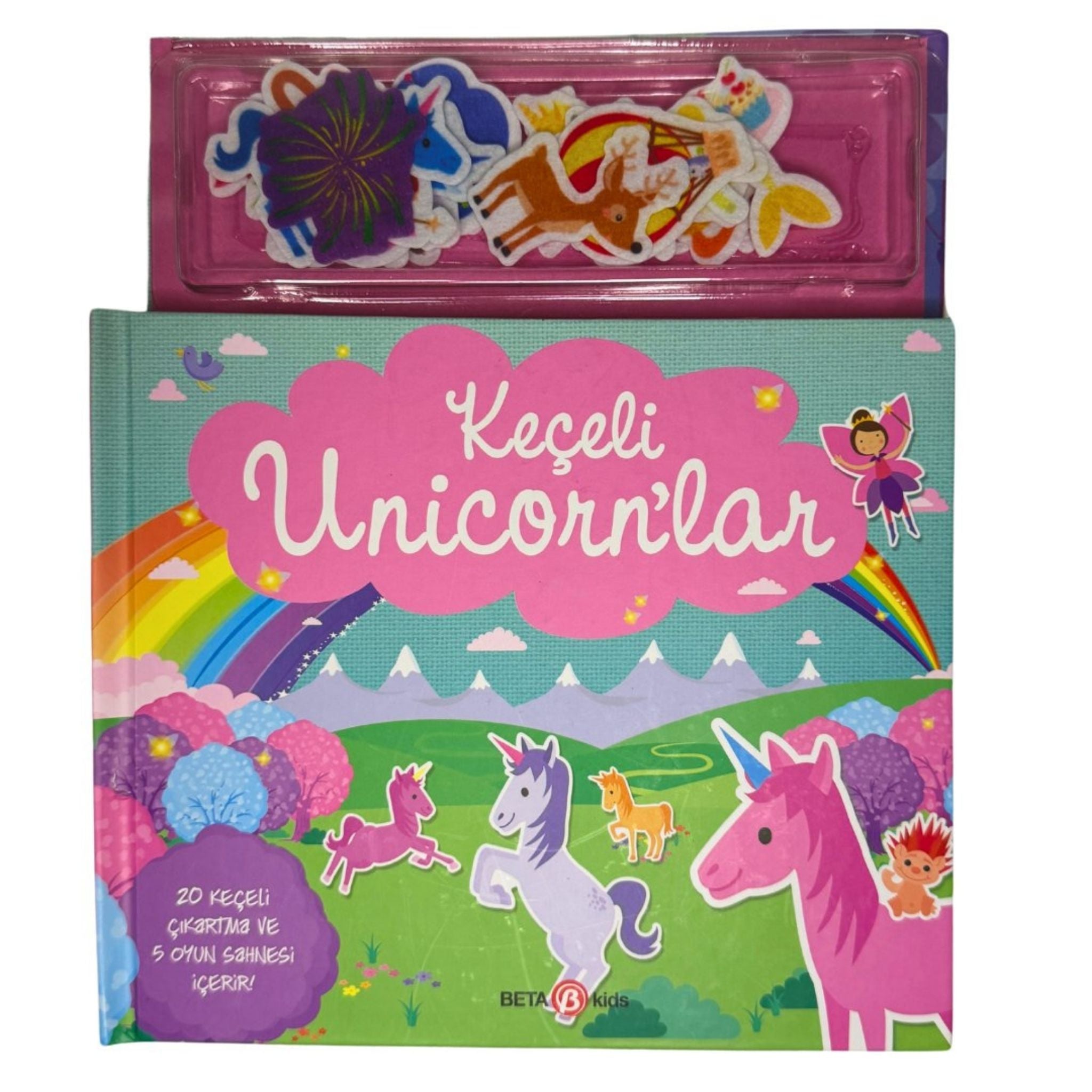 Beta Kids Keçeli Unicorn’Lar Yapıştırmalı Aktivite