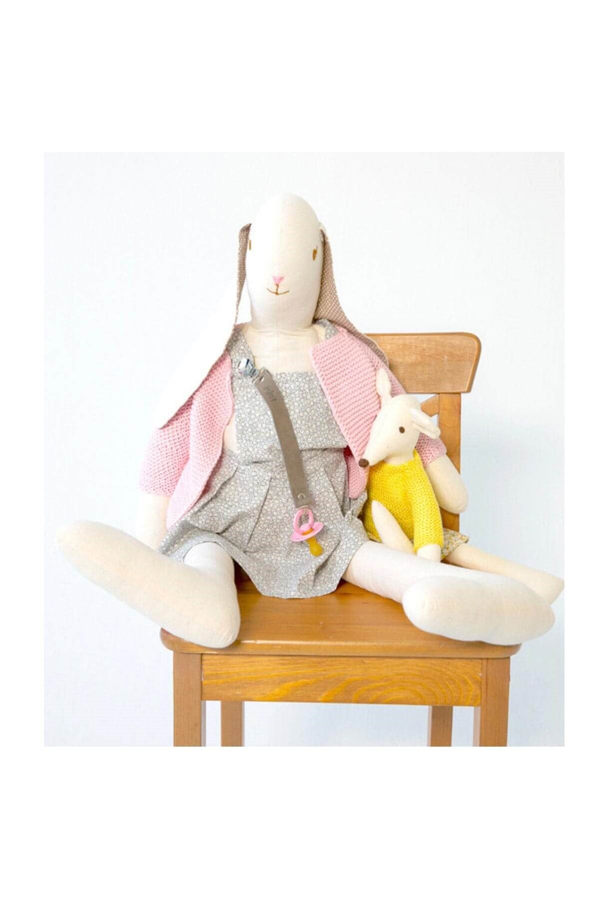 Kidful Bitkisel Boyalı Emzik Askısı Bone - Welcome Baby