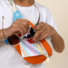 Kietla Çocuk Fanny Pack Çanta Orange Green Tea