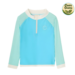 Kietla UV Korumalı Uzun Kollu Tişört Mayo Blue Striped