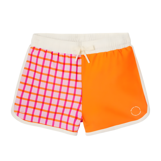 Kietla UV Korumalı Yüzme Şortu Tartan Red