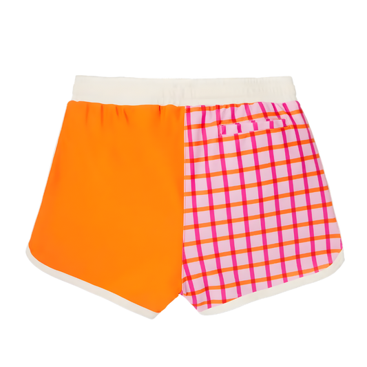 Kietla UV Korumalı Yüzme Şortu Tartan Red
