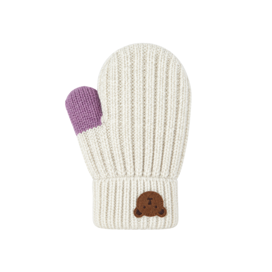 Kitti 1-3 Yaş Kız Bebek Örme Eldiven