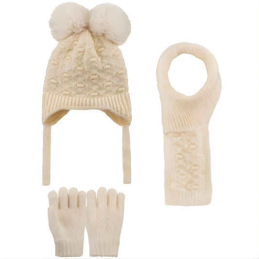 Kitti 1-4 Yaş Kız Bebe 3'lü Takım Bej