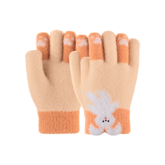 Kitti 3-6 Yaş Kız Anaokul Örme Eldiven