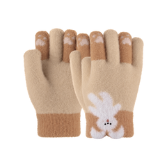 Kitti 3-6 Yaş Kız Anaokul Örme Eldiven
