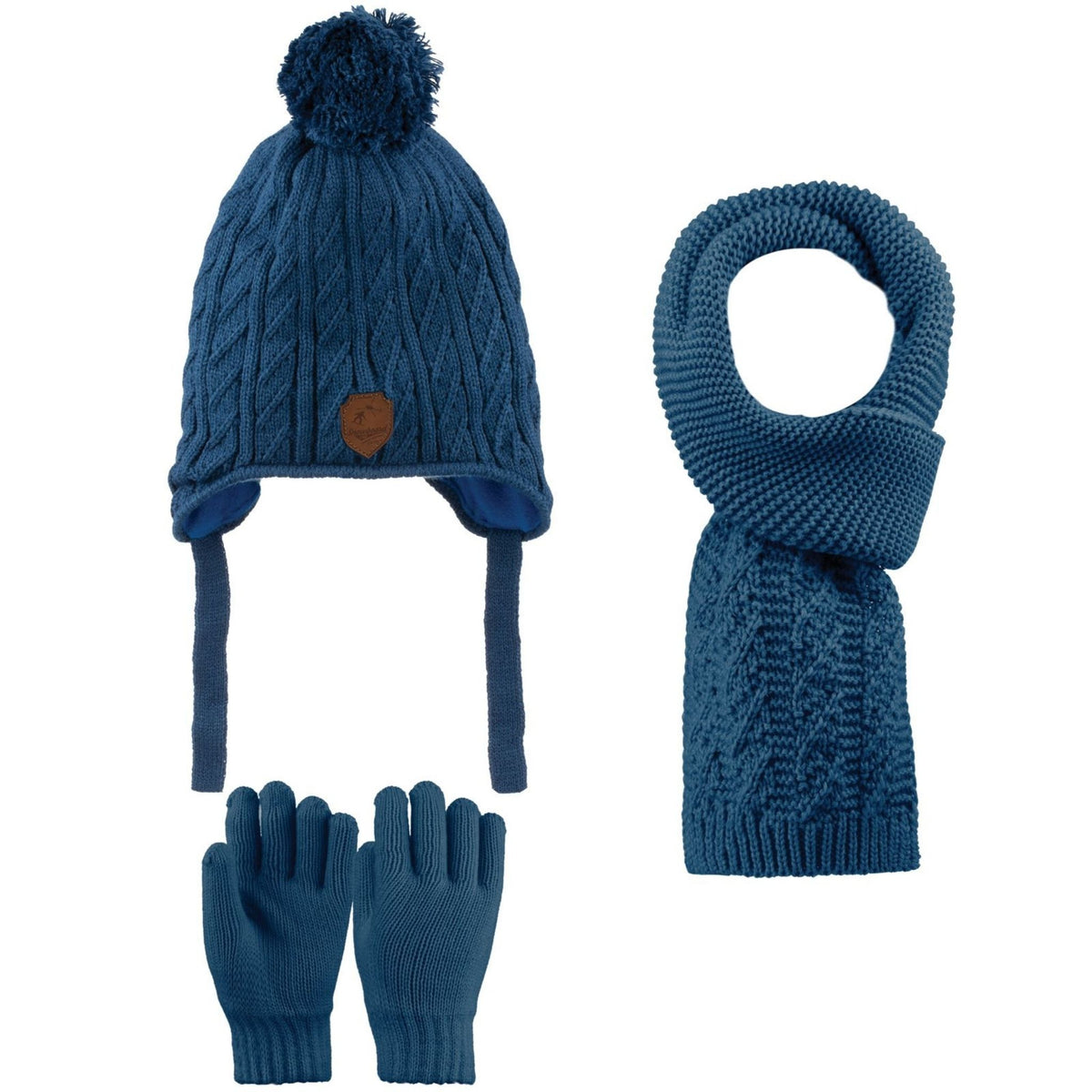 Kitti 4-8 Yaş Erkek Çocuk 3'lü Takım Lacivert