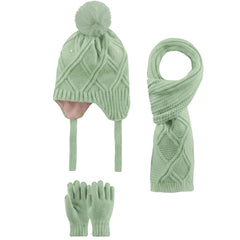 Kitti 4-8 Yaş Kız Çocuk 3'lü Takım Yeşil