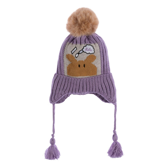 Kitti Kız Çocuk 1-4 Yaş Kulaklıklı Bere