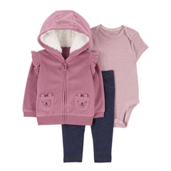 Carter's Kız Bebek Hırkalı 3’lü Set