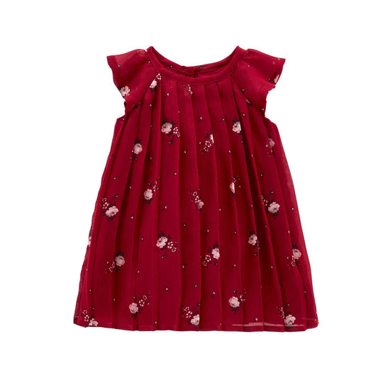 Carter's Kız Bebek Uzun Kollu Elbise - Welcome Baby