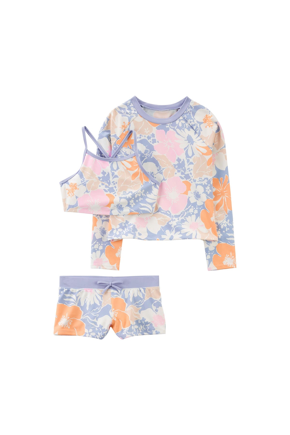 Carter's Kız Çocuk Güneş Koruyucu 3'lü Mayo Set