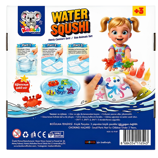 Koala Craft Water Squishi Deniz Canlıları Seti