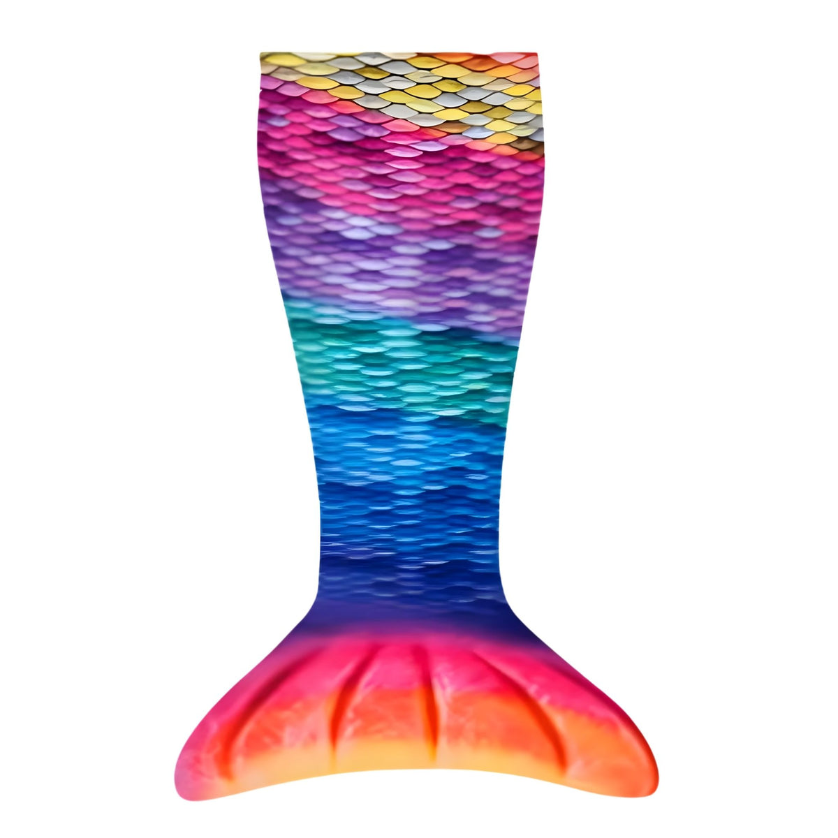 Kuaki Mermaids Deniz Kızı Kostümlü TV Battaniyesi Rainbow