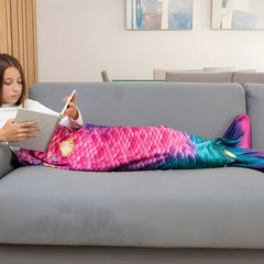 Kuaki Mermaids Deniz Kızı Kostümlü TV Battaniyesi Star