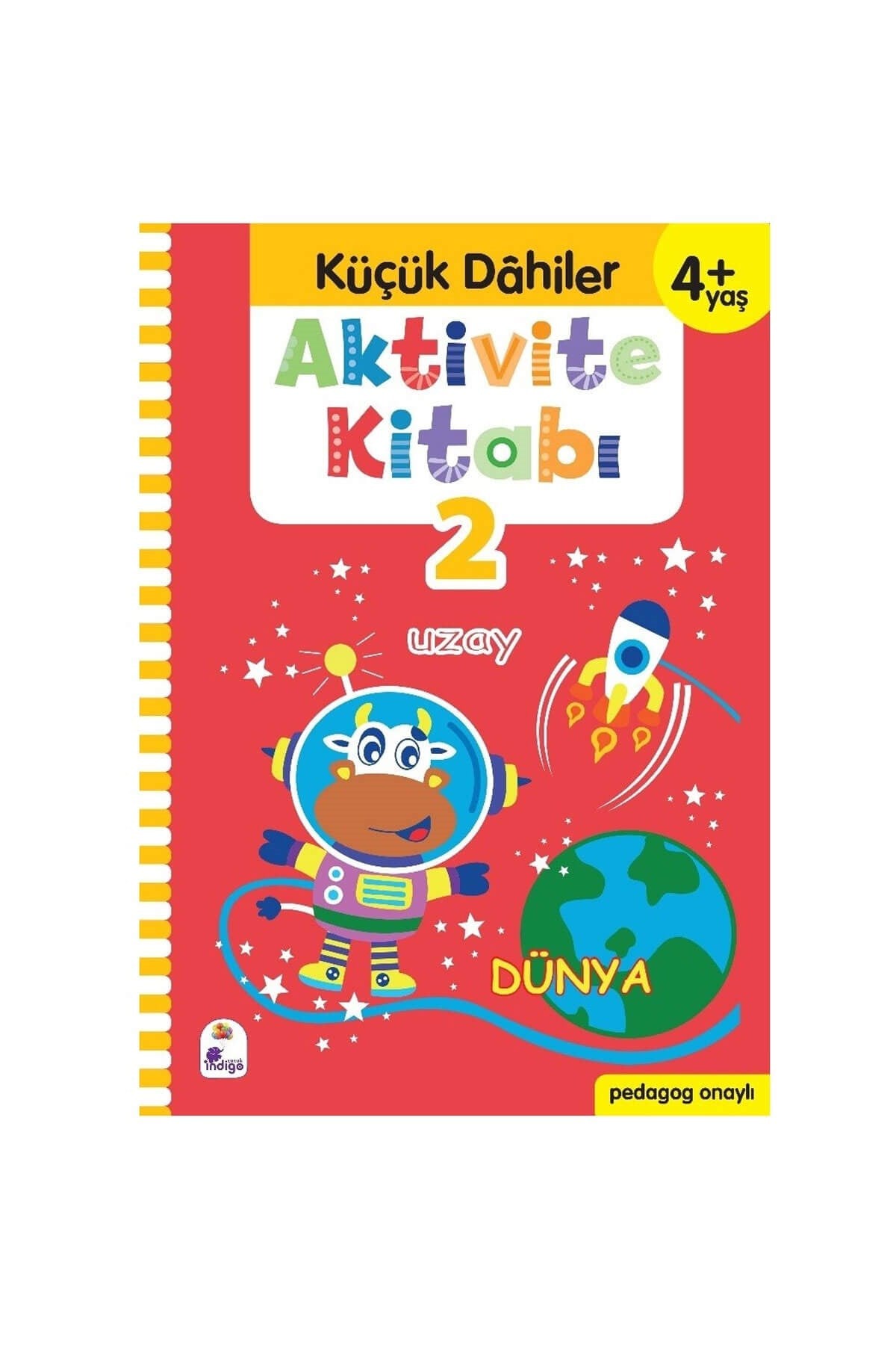 İndi̇go Çocuk Küçük Dâhiler Aktivite Kitabı 2 (4+ Yaş) (Pedagog Onaylı)