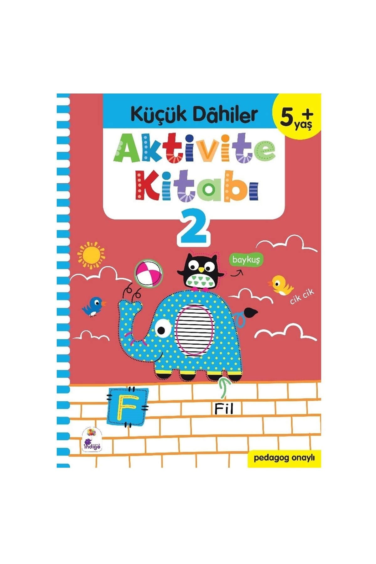 İndigo Çocuk Küçük Dahiler Aktivite Kitabı 2 – 5+ Yaş (Pedagog Onaylı)