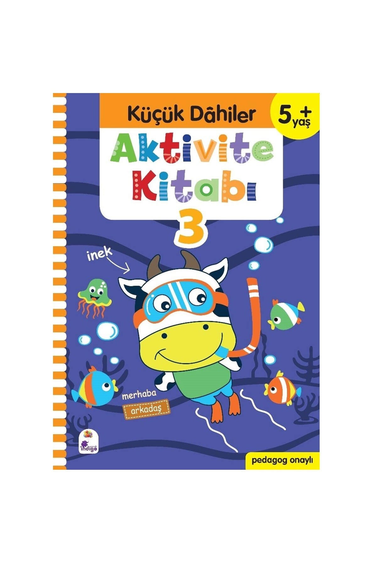 Küçük Dahiler Aktivite Kitabı 3 – 5+ Yaş (Pedagog Onaylı)