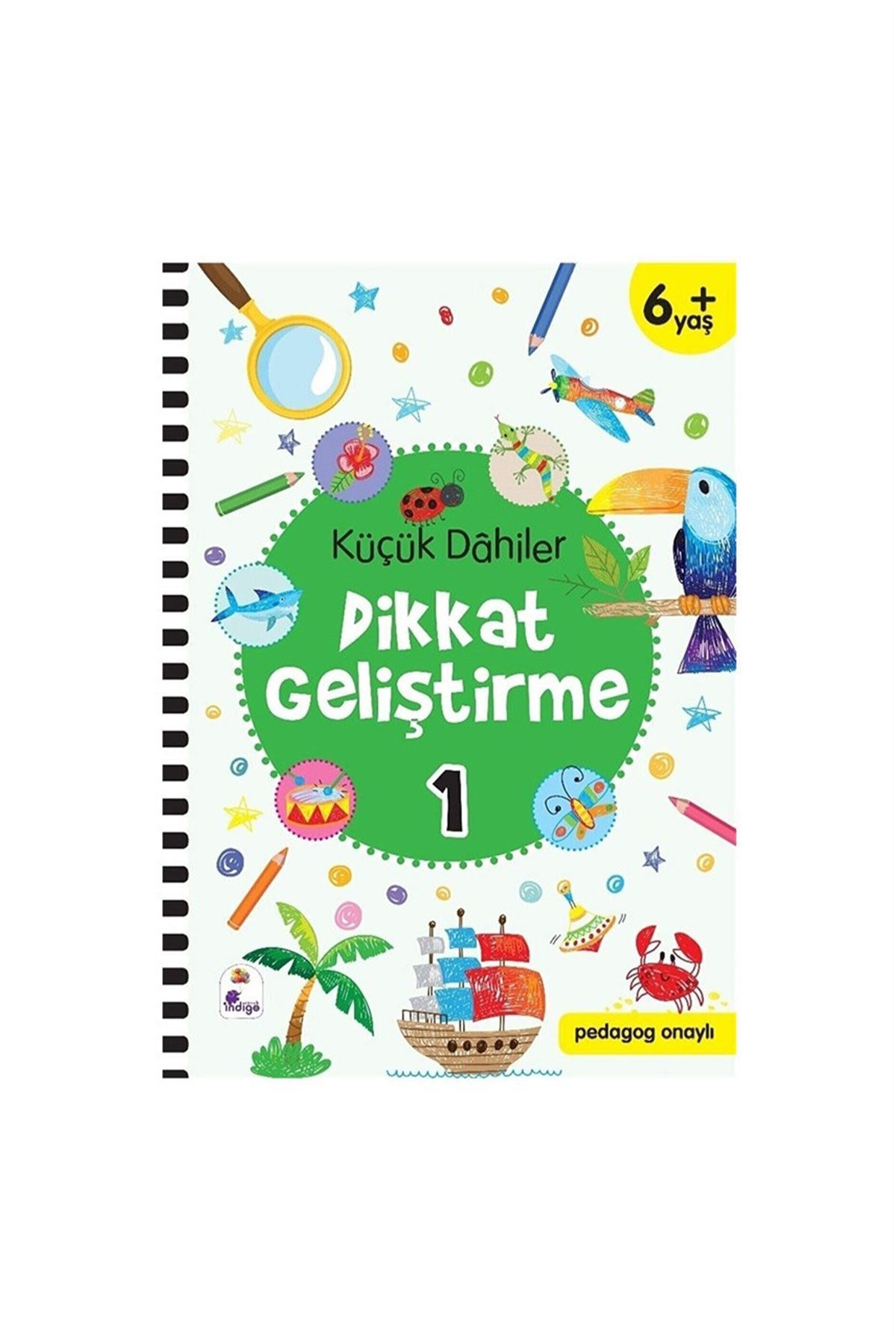 Küçük Dahiler Dikkat Geliştirme Seti (2 Kitap Takım) – 6+ Yaş (Pedagog Onaylı)