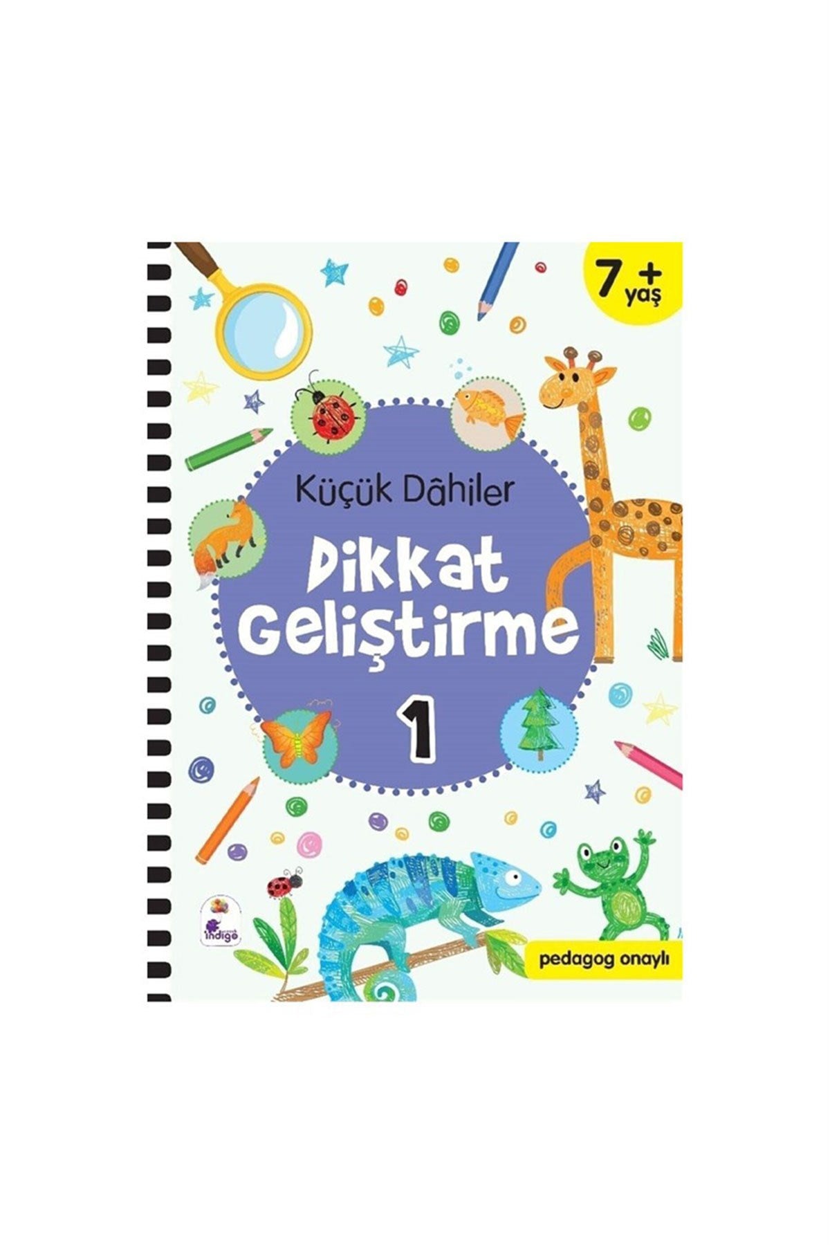 Küçük Dahiler Dikkat Geliştirme Seti (2 Kitap Takım) – 7+ Yaş (Pedagog Onaylı)