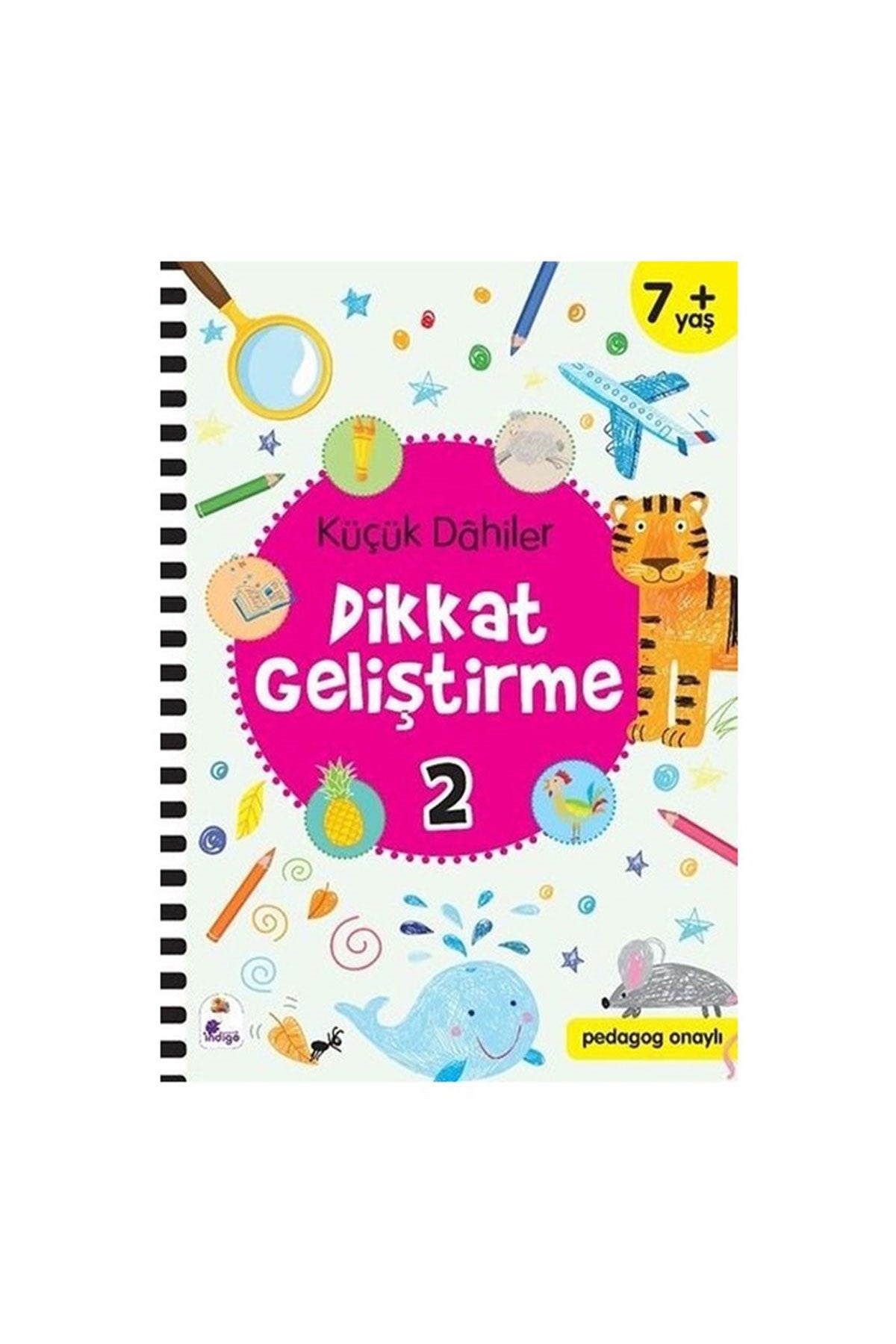 Küçük Dahiler Dikkat Geliştirme Seti (2 Kitap Takım) – 7+ Yaş (Pedagog Onaylı)