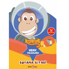 Beta Kids Kukuli Uzay Yolculuğu Boyama Kitabı