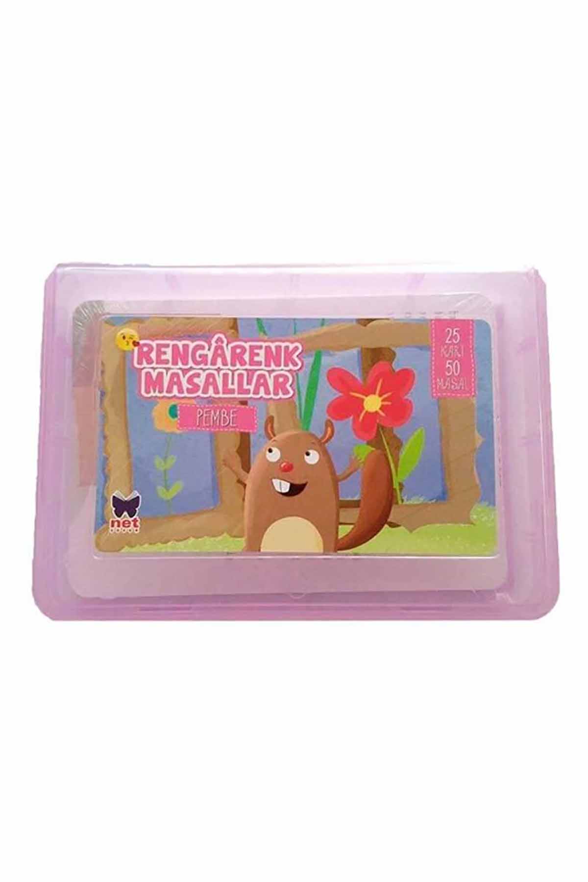 Net Kitap Kutulu Masal Kartları Pembe - Welcome Baby
