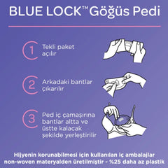 Lansinoh Blue Lock Göğüs Pedi 36 Adet
