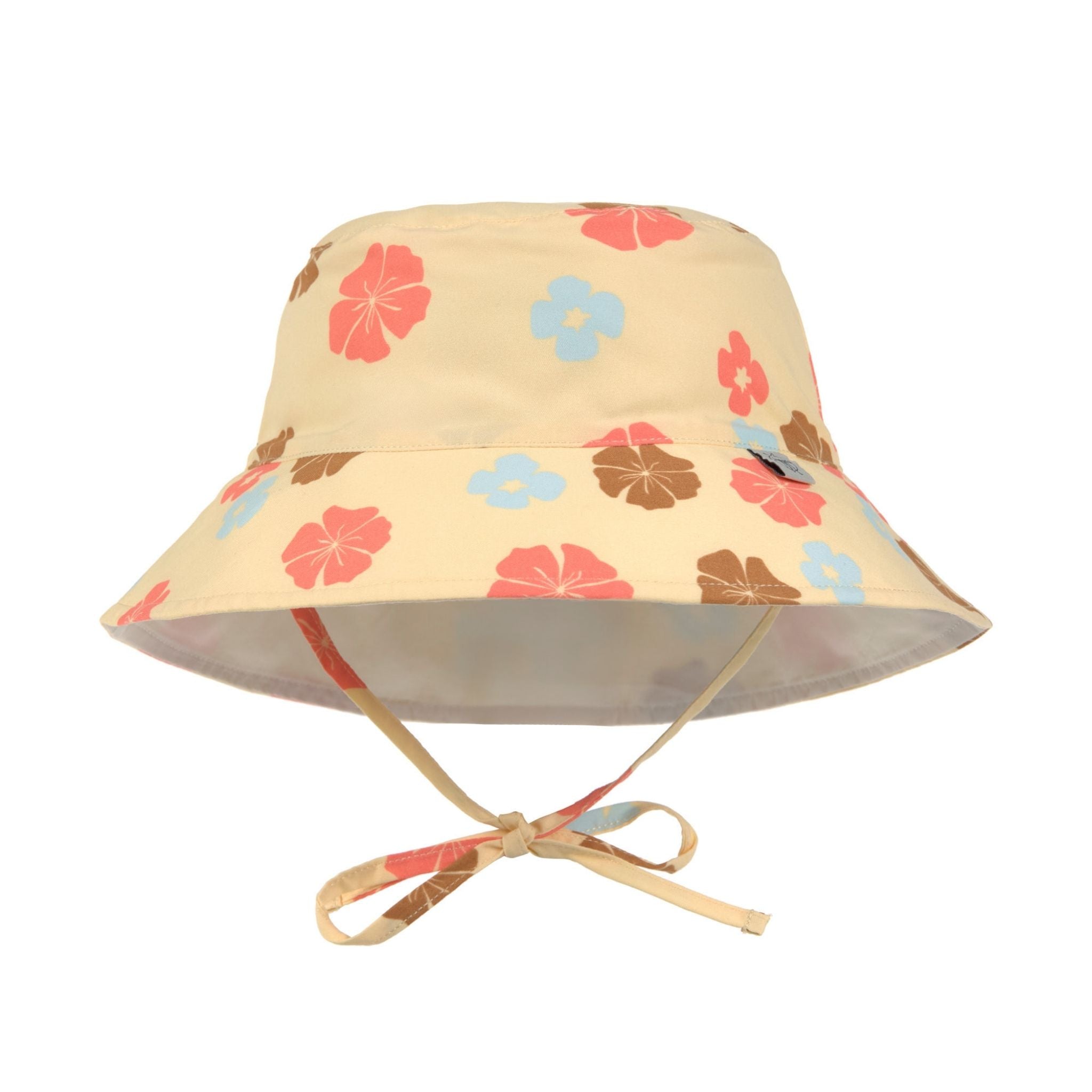 Lassig Bucket Hat Flowers UV Korumalı Şapka Vanilla