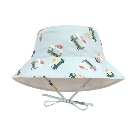 Lassig Bucket Hat UV Korumalı Şapka Ice Cream Truck Illusion Blue