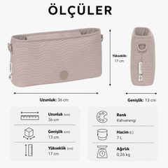 Lassig Buggy Bebek Arabası Organizer Çanta Mushroom