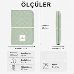 Lassig Changing Pouch Bebek Alt Değiştirme Organizer Mint