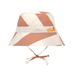 Lassig Fishing Hat UV Korumalı Şapka Stripes Clay Sea Salt