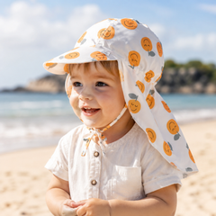 Lassig Flap Hat UV Korumalı Uzun Şapka Orange Sea Salt