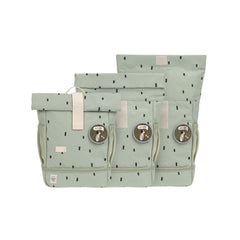 Lassig Happy Prints Mini Rolltop Sırt Çantası Light Olive